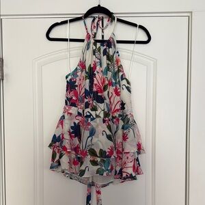 Floral Halter Neck Women’s Top